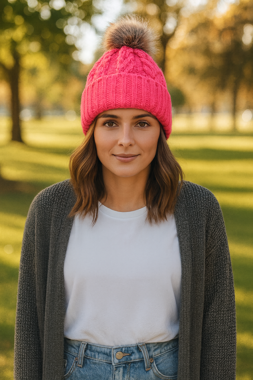 Hot Pink Beanie