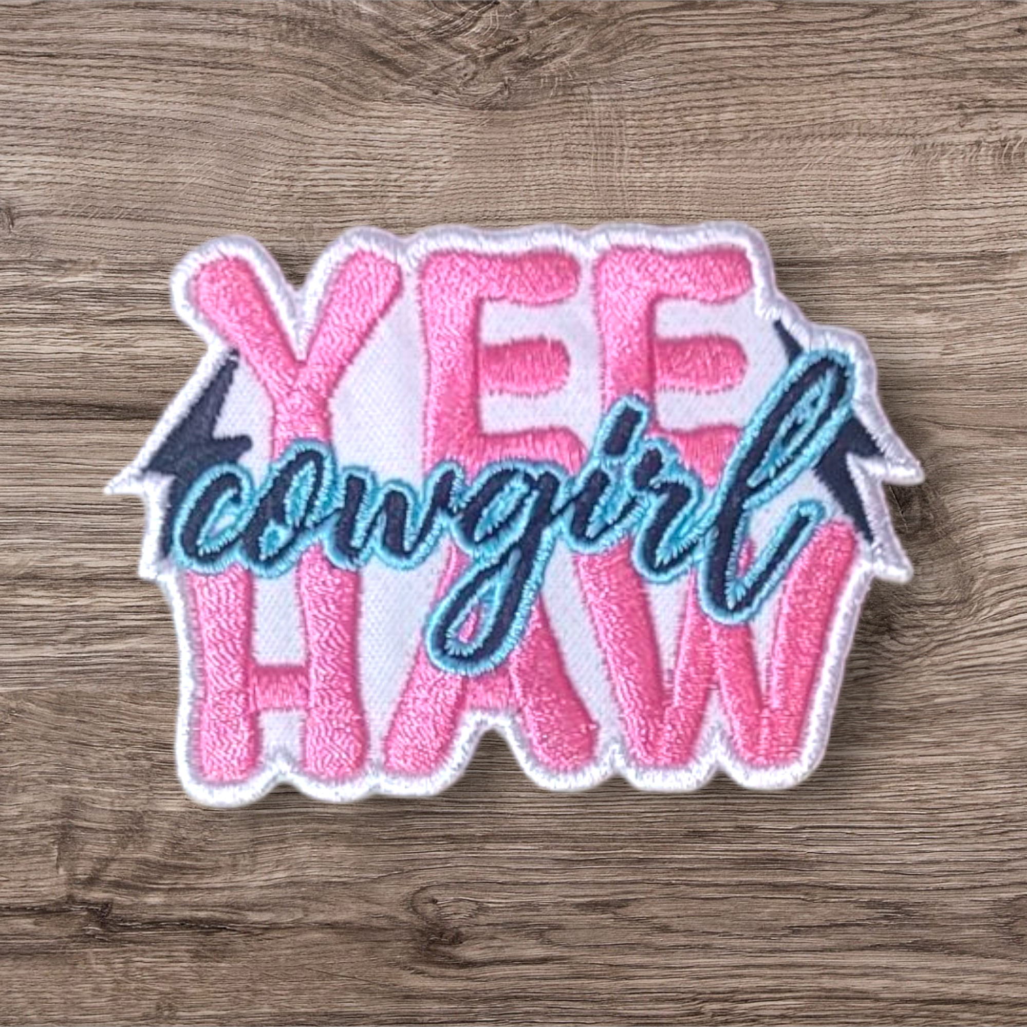 Yee Haw Cowgirl Patch