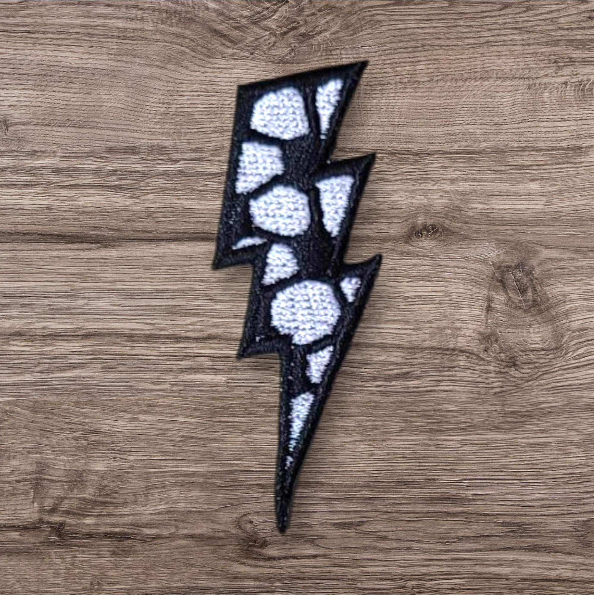 Soccer Lightning Bolt Patch