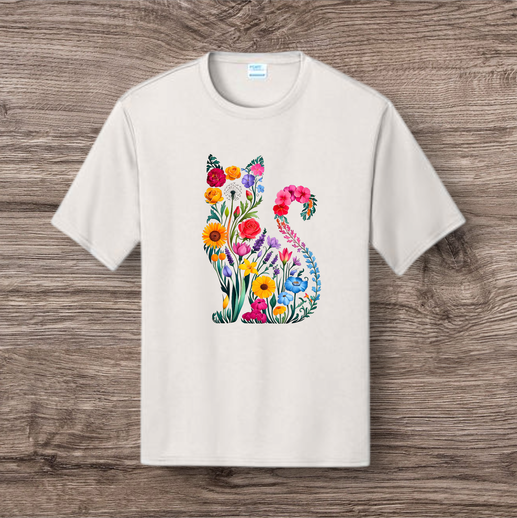 Floral Cat Transfer