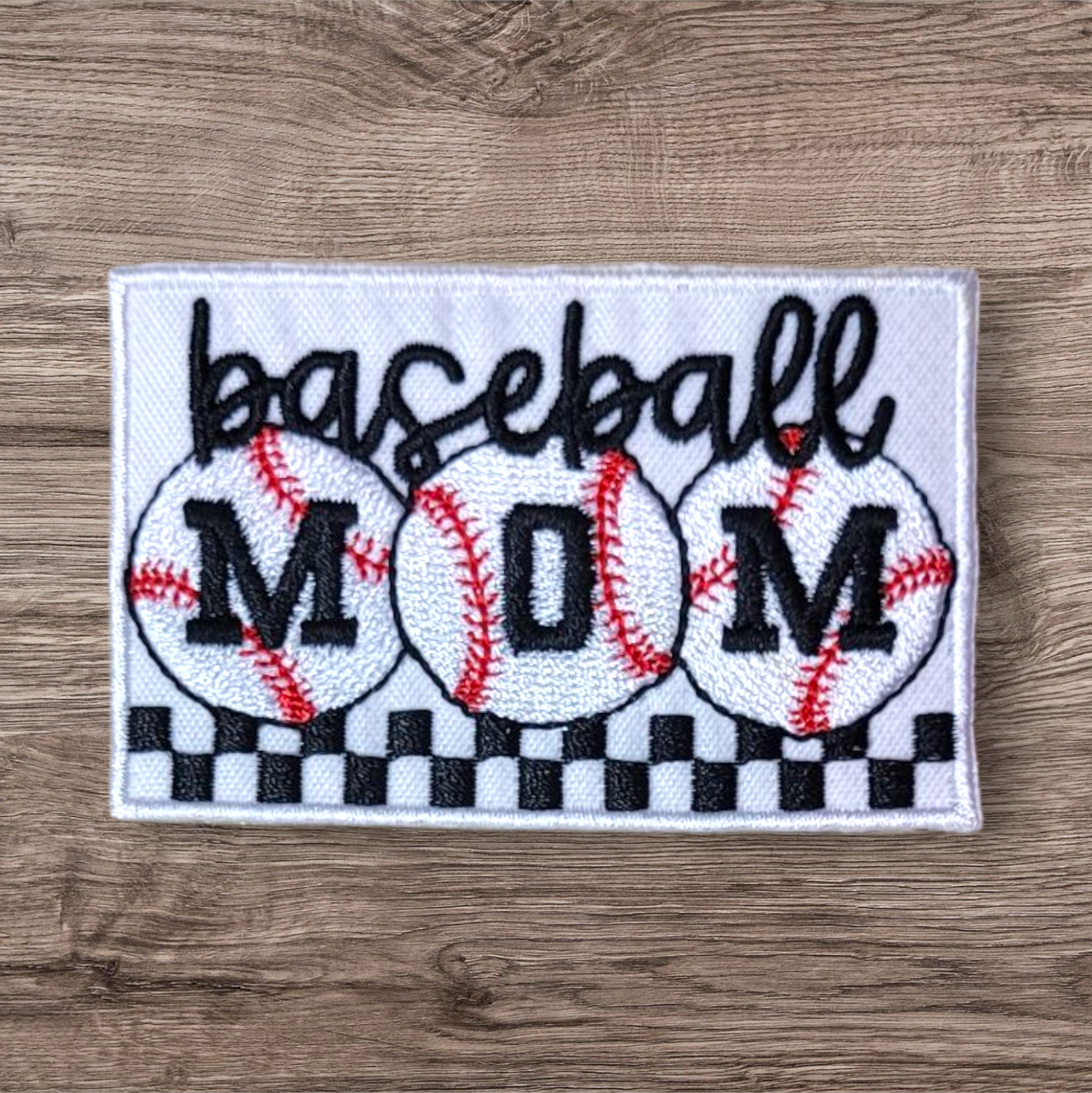 Baseball Mom Patch