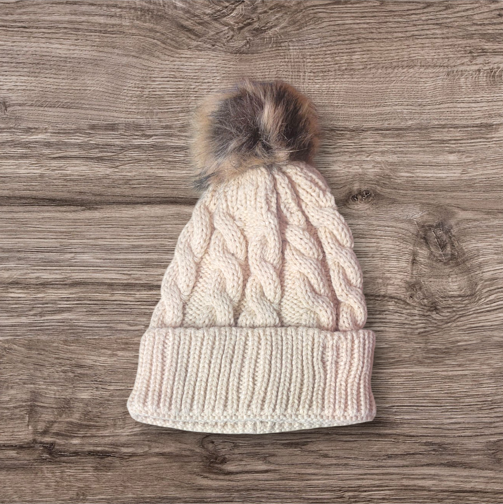 Cream Beanie