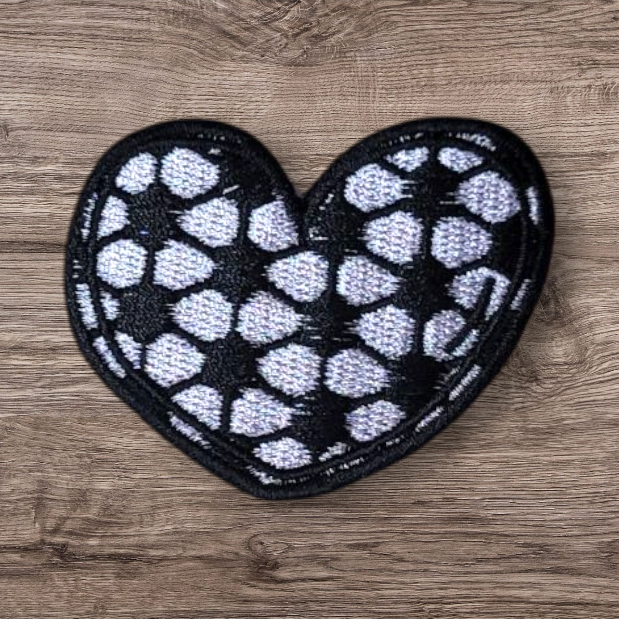 Soccer Heart Patch