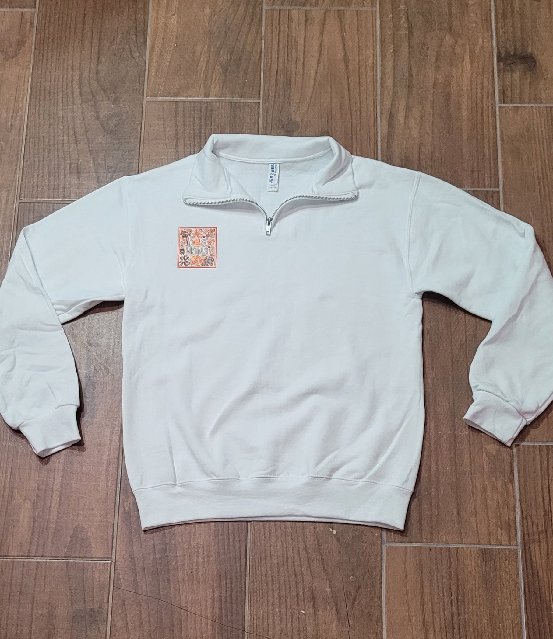 Floral Dog Mama Quarter Zip