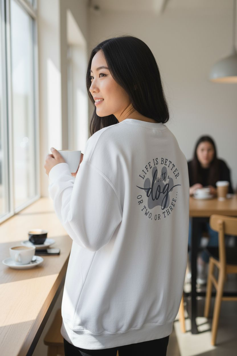 Life is Better with a Dog Crewneck
