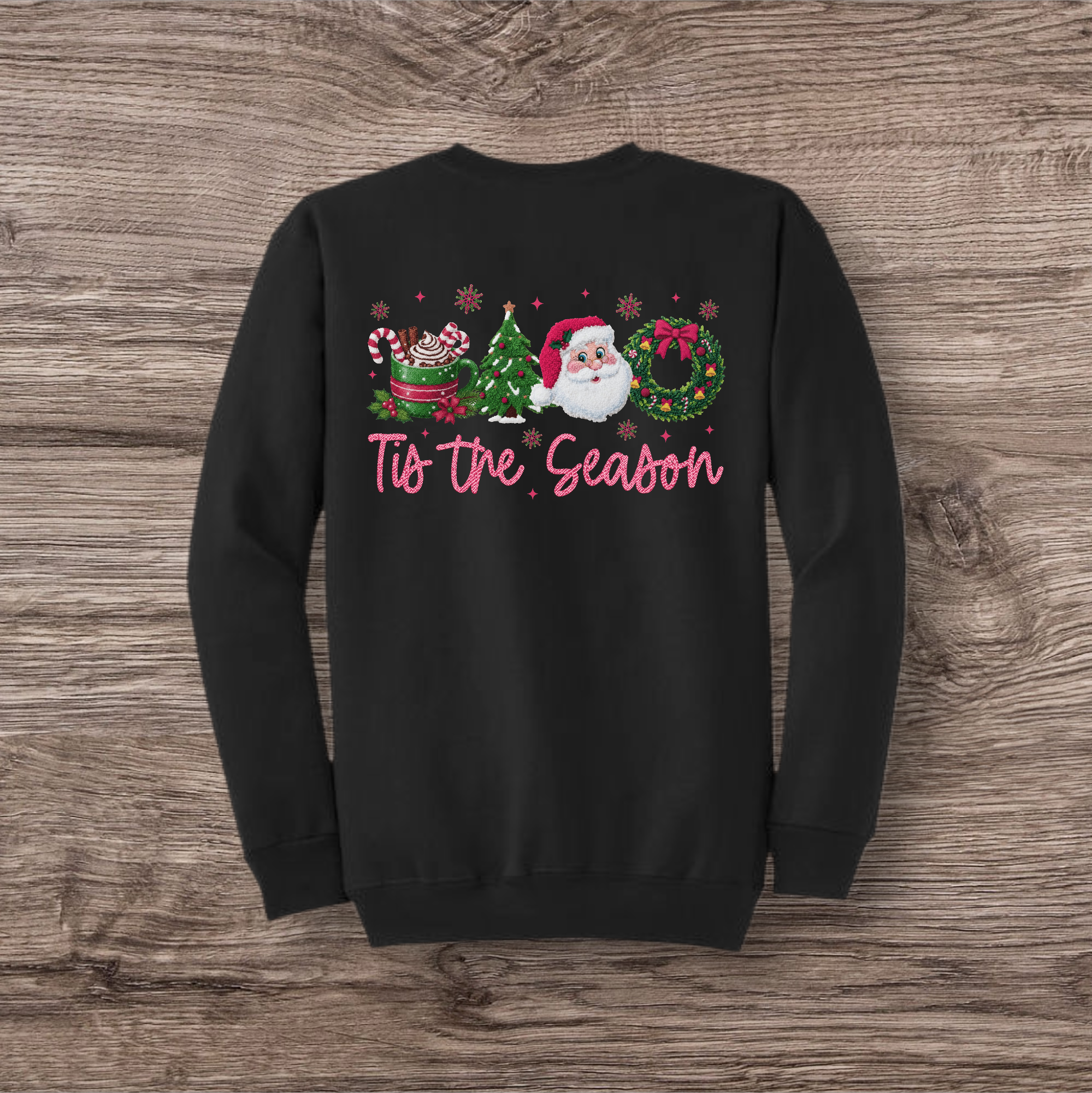 Tis the Season Knit Print Transfer
