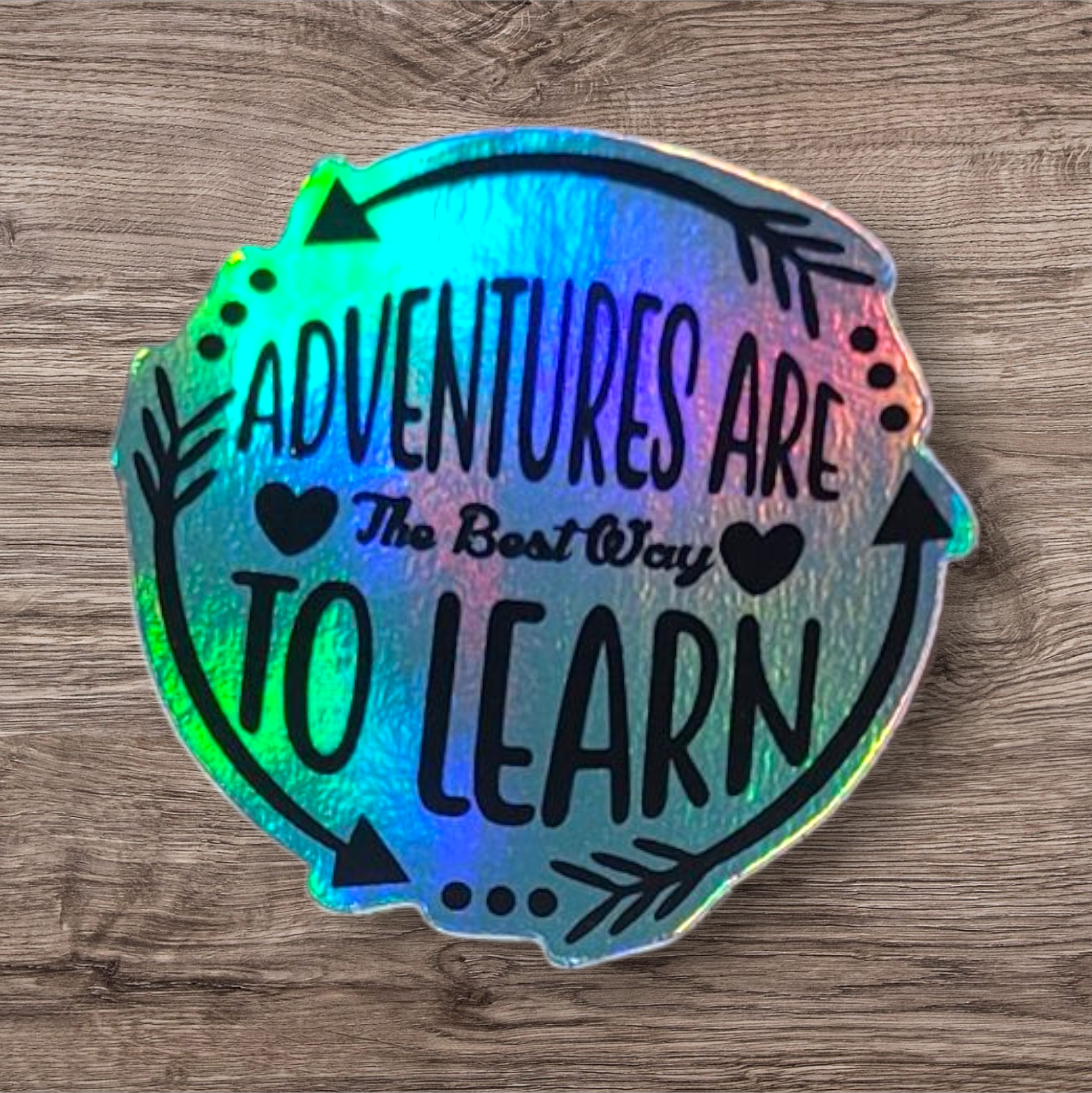 Holographic Adventure Sticker