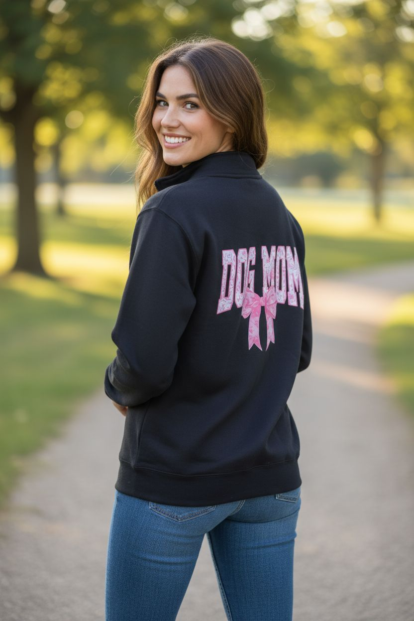 Dog Mom Quarter Zip