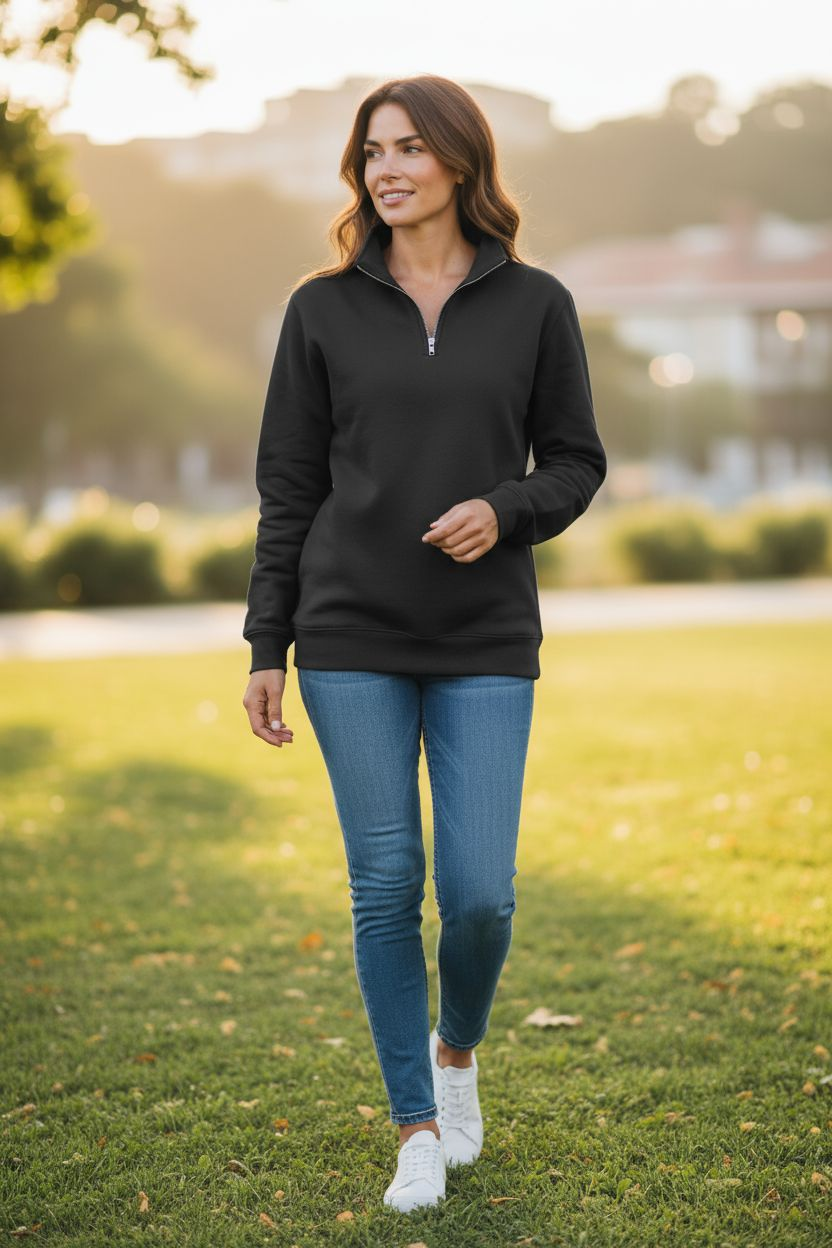 Quarter Zip Pull Over